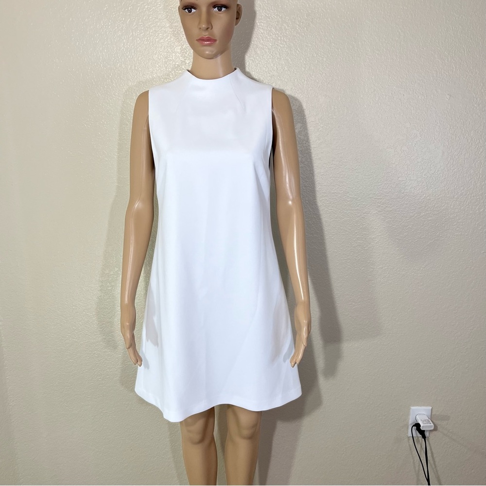 Alice + Olivia White Midi Dress